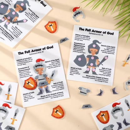 Soulchen Armor of God Felt Christian Craft Set for Sunday School, 24 Packs