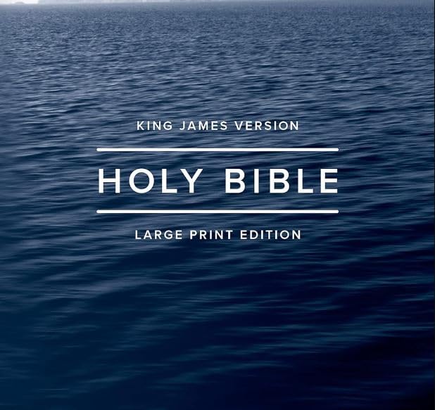 KJV Outreach Bible, Large Print Edition, Black Letter, Presentation Page, Gospel Presentation, Easy-to-Read Bible MCM Type