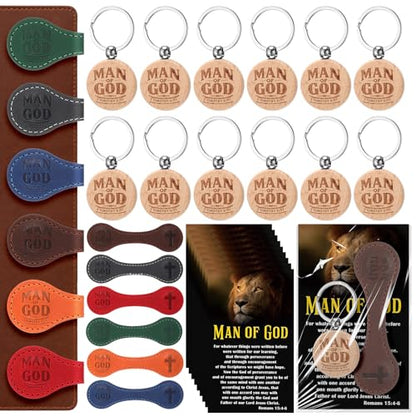 AmazingSpark 15 Sets Pastor Appreciation Gifts Keychain Bookmarks, Classic - style: Classic
