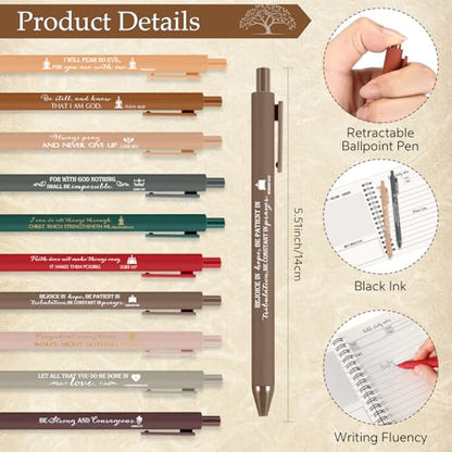 Kosiz Christian Gifts Bulk Prayer Journals with Pens,80 Pcs,Vivid Color - color: Neutral Color