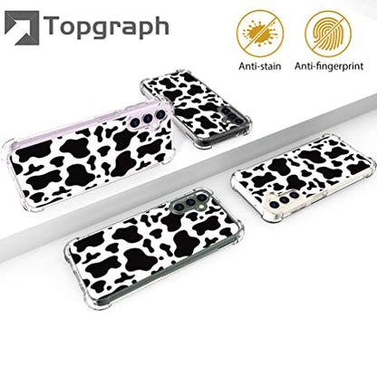 for Samsung Galaxy S23 Case - Black Cow Print - color: Black Cow Print, size: Galaxy S23