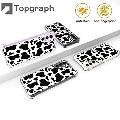 for Samsung Galaxy S23 Case - Black Cow Print - color: Black Cow Print, size: Galaxy S23