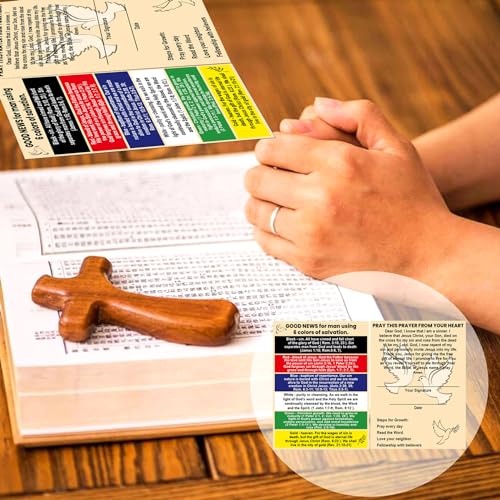 Plan of Salvation Card Prayer Cards Tracts Pocket Holy Postcards