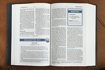 NIV, Teen Study Bible (For Life Issues You Face Every Day), Hardcover, Navy, Comfort Print