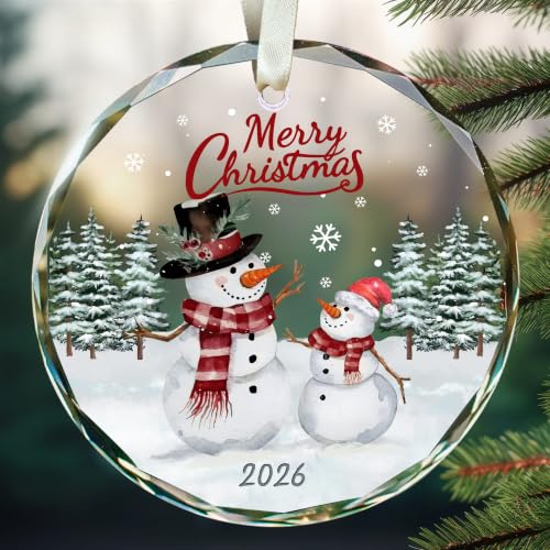 2026 Christmas Ornament - Snowman Christmas Ornaments, Snowman Ornaments - color: Snowman