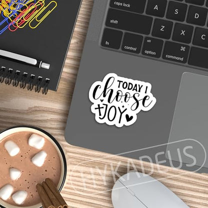 (3Pcs) Today I Choose Joy Sticker, Christian Inspirational Decal Gift - color: Today I Choose Joy