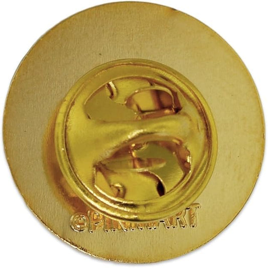 PinMart Gold Color Plated Excellence in Service Year Award Lapel Pin – Metal Enamel Workplace Reward Pin w/Rhinestone – 1-60 Years Pins for Long Standing Employees - color: 5 Years Gold Plated, size: 5 Pack