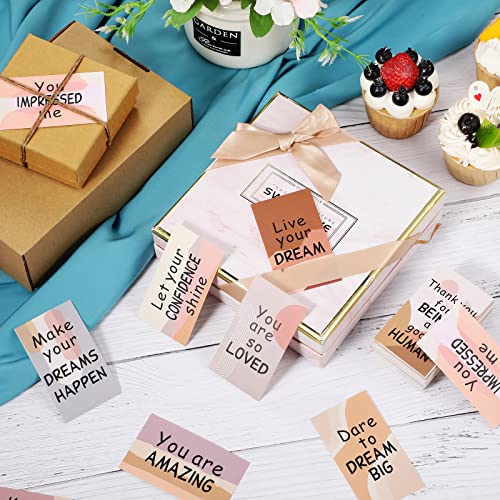 Outus 120 Pcs Motivational Encouragement Inspirational Card Boho Rainbow - style: Boho Style