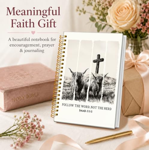 Bible Journal for Women,Bible Nnotebook,Gifts for Christian Women - color: Christian Gifts Journal-white