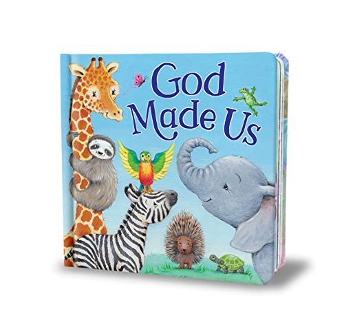 God Made Us – Christian Board Book for Kids | Faith-Based Story Celebrating God’s Love, Individuality & Creation | Touching Bedtime Story Picture Book for Toddlers | Baby & Baptism Gift