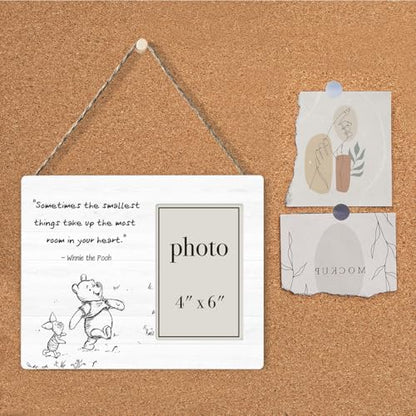 Classic Pooh Bear Nursery Picture Frame, Baby Gifts for Nursery - color: Smallest