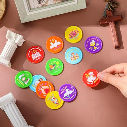 Eersida 120 Pcs Christian Coins Bulk Bible Verse Jesus Tokens, Stylish - style: Stylish