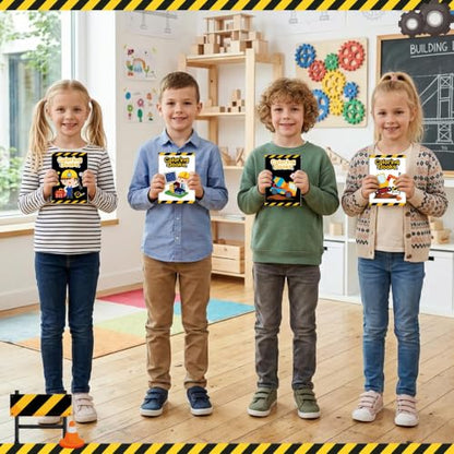 Bulk Construction Coloring Books, 24Pcs Mini Drawing Booklet for Kids - style: Construction