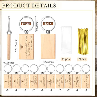 Spakon 20 Set Pastor Appreciation Gifts Christian Gifts Bulk for Men