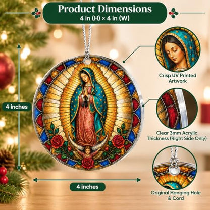 Virgen de Guadalupe, Nativity Ornaments, Our Lady of Guadalupe - color: Mra