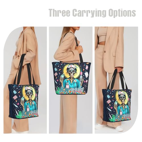 Bible Tote Bags For Women Christian Tote Bag Reusable Shopping Bags for Women Bible Verse Shoulder Bag Christian Gifts - color: Rn Life