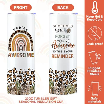 Silkfly 3 Pcs Grandma Tumbler Tote Bag Set, You're Awesome - style: You're Awesome