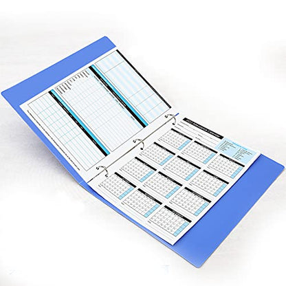 2027 Attendance Calendar Work Tracker Attendance Calendar Cards - 8.5 X 11 Cardstock/Pack of 25 Sheets