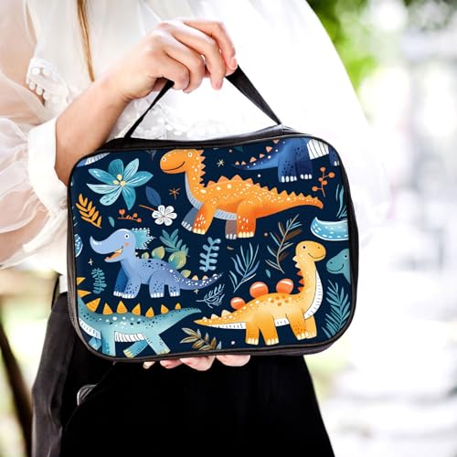 Bible Cover for Women Kids, Bible Carrying Case Church Bag Bible Protective with Zippered Back Pocket, Gift for Adults Lady Women Men, Dinosaur Pattern - color: Dinosaur Pattern