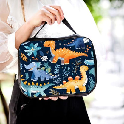 Bible Cover for Women Kids, Bible Carrying Case Church Bag Bible Protective with Zippered Back Pocket, Gift for Adults Lady Women Men, Dinosaur Pattern - color: Dinosaur Pattern