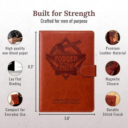 Prayer Journal For Men Christian Bible Study Daily Leather