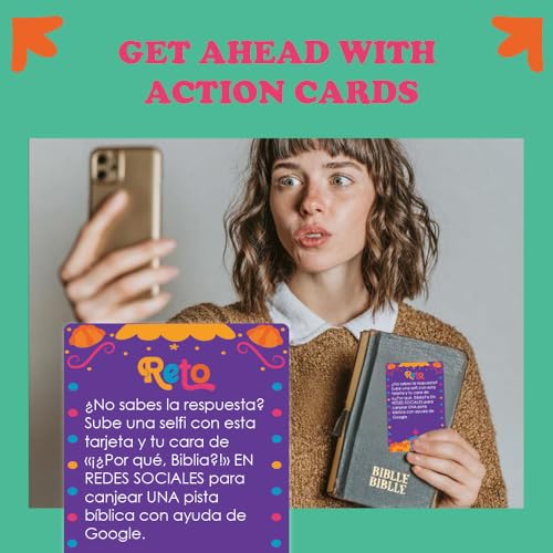 Spanish Bible Trivia Game: Catholic Religious Educational Group & Individual Study Game for Adult & Home - Thoughtful Gift for Believers