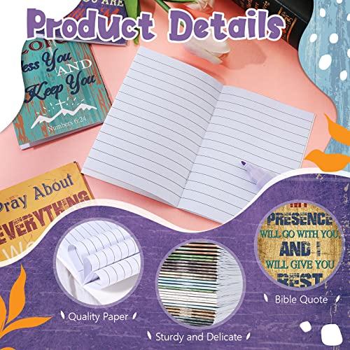 CHENGU 50 Pack Christian Notebooks Prayer Journals Bulk, Vintage Style - style: Vintage Style