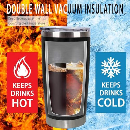 Cool PC Gamer Tumbler With Lid and Straw, Gaming Gifts For Boys/Girls, Men/Women, 20oz Stainless Steel Insulated Coffee Cups - color: Gamer