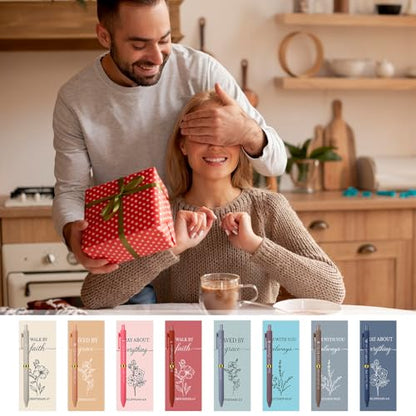 96 Pcs Bible Verse Pens & Scripture Bookmarks Inspirational Christian Gifts