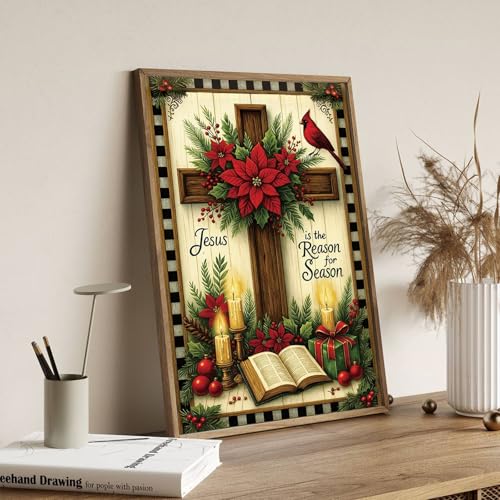 Christmas Diamond Art Kits for Adults, Diamond Painting Kits for Beginner - color: JOJO-DP96