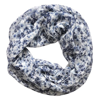 Jersey Knit Infinity Scarf Colorful Head Wrap for Travel - color: Color-b10