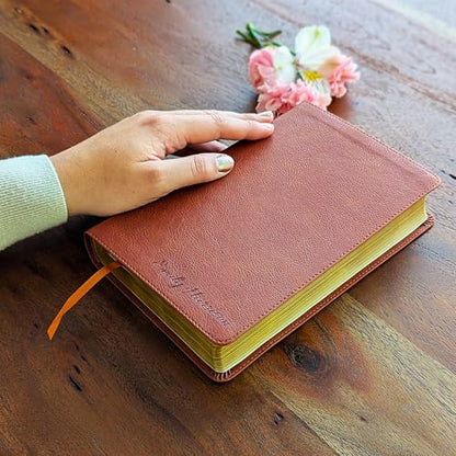 Personalized NASB Large Print Bible | Custom Engraved Name | New American Standard 2020 | Personal Size Reference Bible | Christian Gift