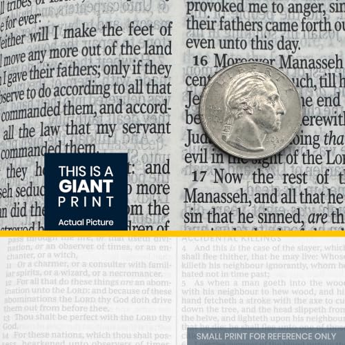 Personalized KJV Giant Print Floral Bible, Name Engraved, Standard Size - color: Dusty Green