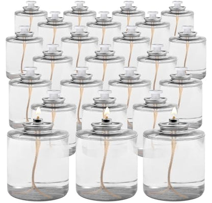 Hyoola Long Burning Liquid Candles - 80 Hour Burn Time, 24 Pack - Survival & Emergency Use - size: 24 Pack