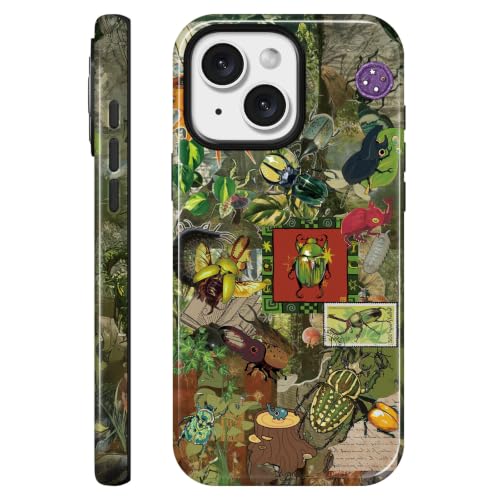 Kairos for iPhone 13 & iPhone 14 Case - Military Protection Beetle Nature - color: beetle, size: iPhone 13 / iPhone 14(6.1",2021/2022)