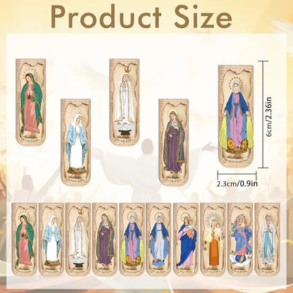 Virgin Mary Magnetic Bookmarks, Catholic Book Marks for Bible Study - style: Virgin Mary