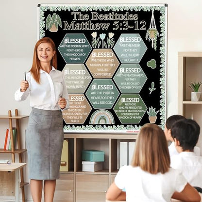 Christian Bulletin Board Religious Bulletin Board Fall Cutout (Greenery) - style: Greenery
