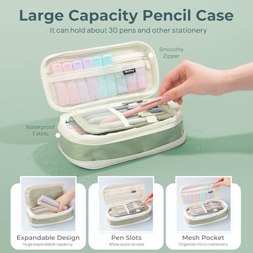 Nicpro 76PCS Bible Study Supplies Journaling Kit for Women Christian Gifts - color: Green