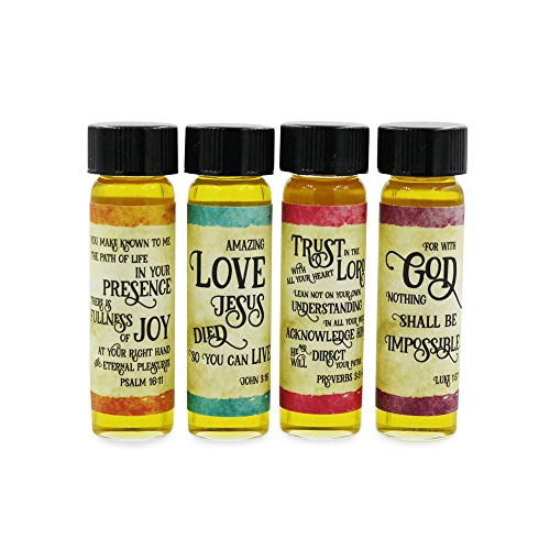 His Word Anointing Oil Gift Set - Unscented - Scripture Group 2