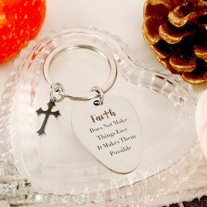 Christian Keychains Cross Keychain Bible Accessories Gifts Christian Gifts Religious Gifts - color: Religious Gifts