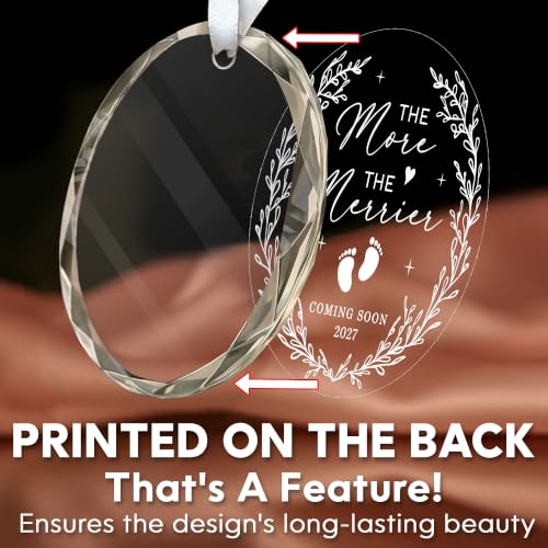 HEXMOZ Pregnancy Announcement for Grandparents, Husband - Pregnancy Ornament 2027 - color: Pregnancy Reveal