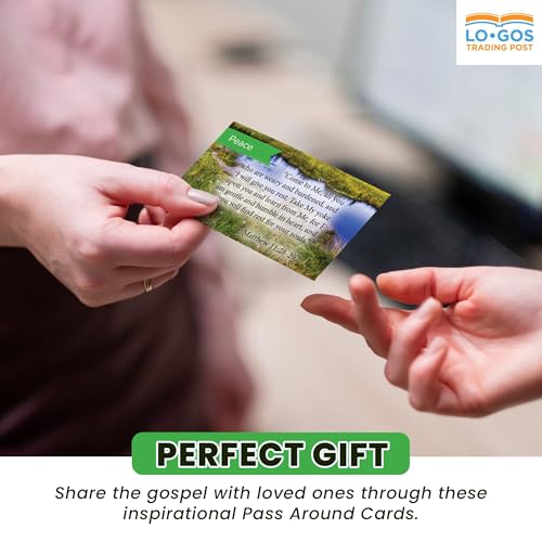 Logos Trading Post Matthew 11:28-29 Pass It On Scripture Cards, Pack of 25 - color: Matthew 11:28-29