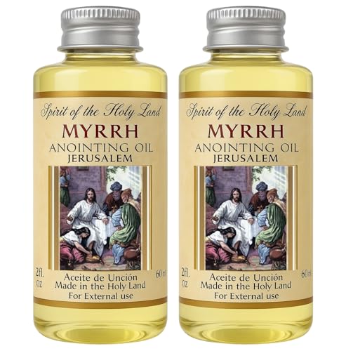 TALISMAN4U Myrrh Anointing Oil from Jerusalem, 2 x 60 ml