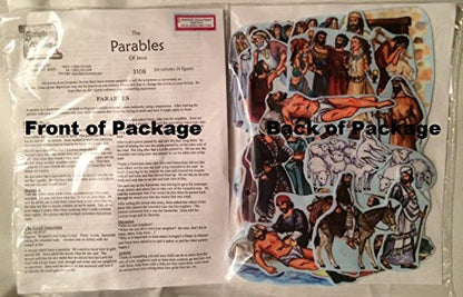 The Parables of Jesus Felt Figures for Flannel Board Bible Stories-precut