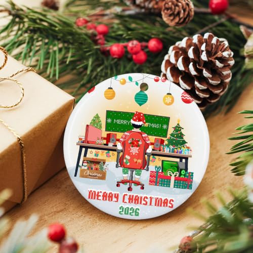ZAGKOO Gamer Christmas Ornament 2026 - Gaming Ornaments for Teen Boys, Him - color: Christmas Gamer 2025
