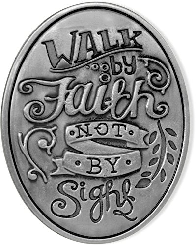 AngelStar 74222 Walk by Faith Visor Clip, 2-1/2"