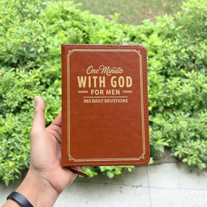 One Minute with God for Men 365 Days Daily Devotional Prayer Journal