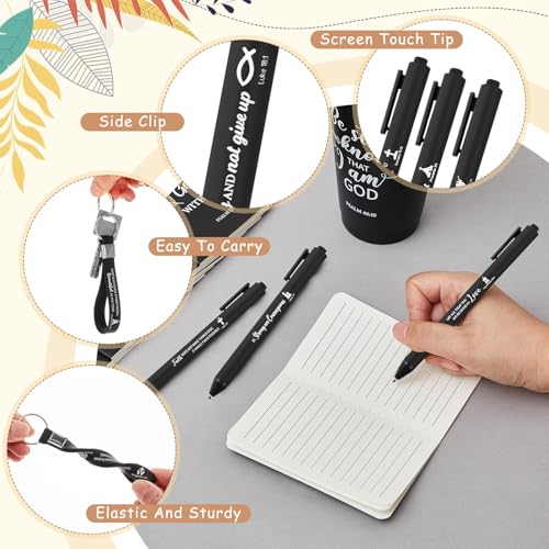 Hollowfly 24 Set/96 Pcs Christian Church Religious Gifts Bulk(Black) - color: Black