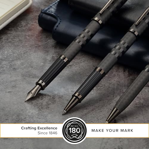 Cross Century II Midnight Black Rollerball Pen, Medium Point, Black Ink - color: Black