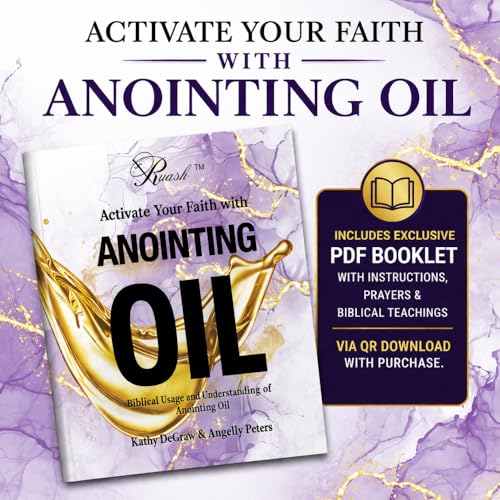 Anointing Oil, Biblical Prayer Blend Exodus 30 with Prayer Cloth